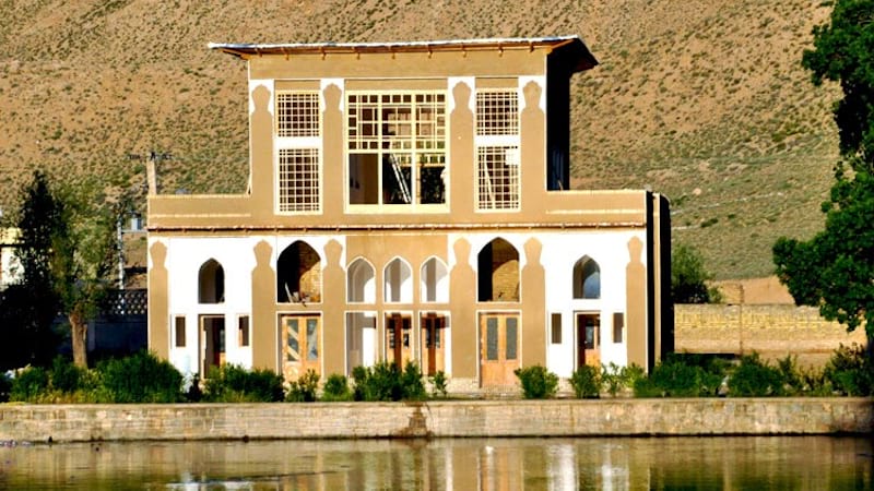 Fath Abad garden near damghan with pool in front of house